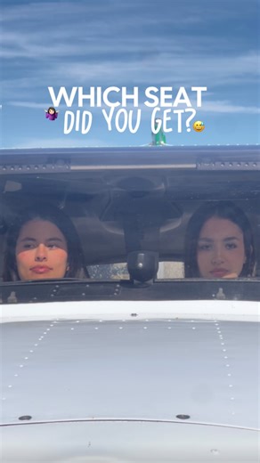 Flight School Miami | Pilot training on Instagram: "Worried about your seat assignment? 🤷🏻‍♀️ Don’t be. There are only two and both come with a view 😎😅"
