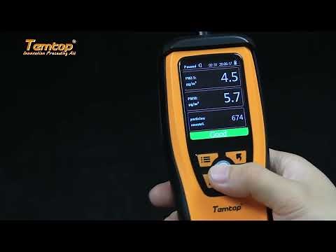 Temtop M2000 2nd CO2 Air Quality Monitor Detailed Operation Tutorial