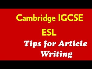 Magical Tips school magazine article writing Course :IGCSE ESL