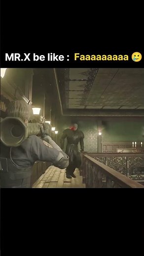 Mr X changed his route smoothly 😂 #gameplay #walkthrough #gamer #residentevil3