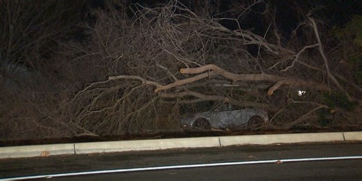 ‘Bomb cyclone’ brings damaging winds, rain to California