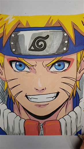 🎨Naruto Uzumaki fanart #anime #art #fanart#naruto #drawing
