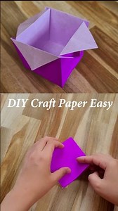 Origami Box Open and Close Easy Step by Step