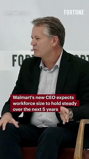 Walmart's new CEO expects workforce size to hold steady over the next 5 years #Walmart #CEO