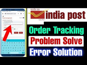 india post track error problem || consignment details not found || India post track nahi ho raha hai