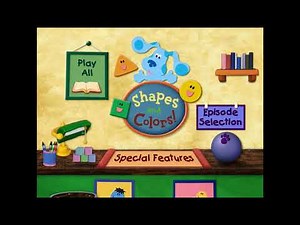 Blue's Clues - Shapes & Colors - DVD Menu Walkthrough