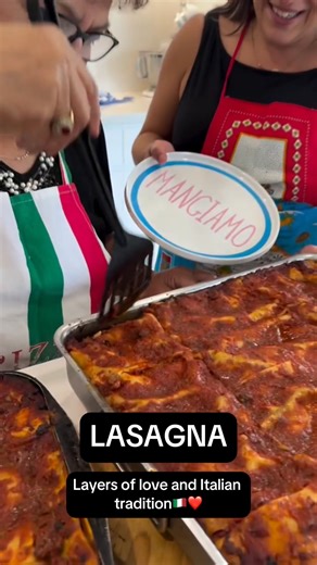 Lasagna isn’t just a dish, it’s a feeling. It’s layers and layers of love, tradition, patience, and family all coming together in one baking dish. Every layer tells a story... slow-cooked sauce, creamy béchamel, pasta sheets gently holding it all together, the kind of food that brings everyone to the table and makes time slow down. If you want to make lasagna the Italian way, just like we do at home, here’s my full recipe: https://www.vincenzosplate.com/how-to-make-italian-lasagna-recipe/ 🍝❤️ @