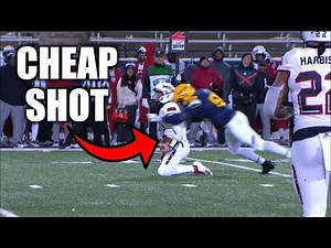 CHEAP SHOT of the Year || Toledo Defender Lays a Dirty ILLEGAL Hit on Northern Illinois QB ᴴᴰ