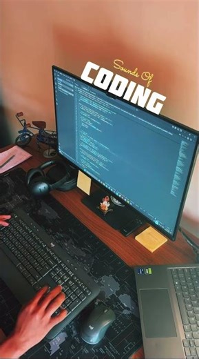 Sounds of coding 🎧💻 #shorts #viralshorts #codingasmr