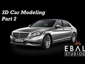 3D Car Polygon Modeling Timelapse Part2