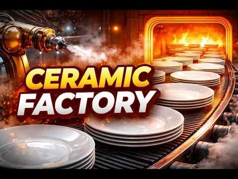 🎬 Inside The Billion Dollar Ceramic Tableware Factory | How It’s Made