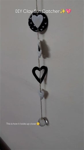 DIY clay suncatcher ✨ #DIYClay #Suncatcher #CraftShorts