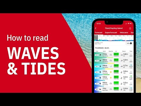Read Wave & Tide Forecasts - Windfinder App