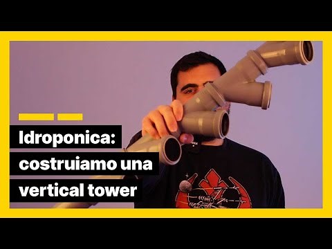 Idroponica fai da te: costruzione di una vertical tower indoor