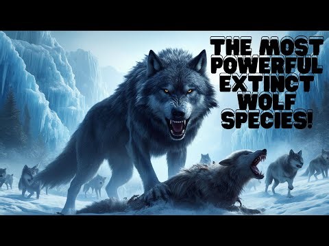 The Most Powerful Extinct Wolf Species!