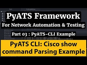PyATS Framework Tutorial Part3.1: Execute Cisco show commands and Parse the Output in Json PyATS CLI