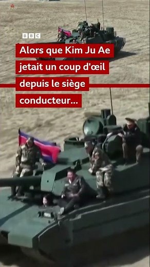 La fille adolescente de Kim Jong Un aux commandes d’un char de combat