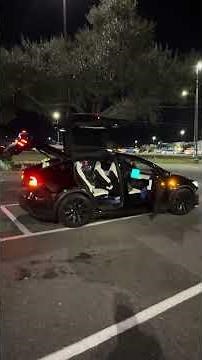 The new Jingle Rush Tesla Model X light show!