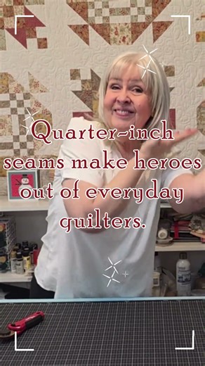 A perfect quarter inch seam will make your quilting life so successful