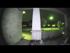 Easter bunny caught on camera!