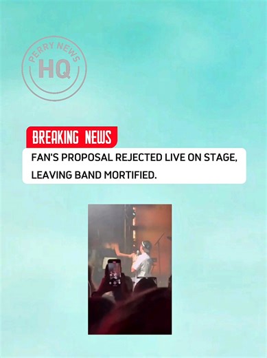 FAN'S PROPOSAL REJECTED LIVE ON STAGE, LEAVING BAND MORTIFIED. Bootleg Rascal On stage proposal Proposal rejected Awkward proposal Concert proposal gone wrong Viral band moment Sydney live show Public proposal fail Bootleg Rascal tour Cringe proposal video. #news