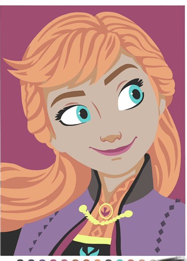 #mysterycoloring #colorbynumber #colortok #disney #frozen