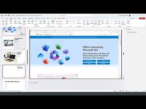 How to use the Screenshot feature in PowerPoint 2021 for Microsoft 365
