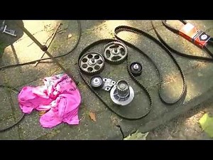 Timing belt replacement - Chevrolet Kalos / Aveo Part 4