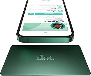 dot. Card Metal - Digital Business Card - Tap Compatible with iPhone & Android (Green)