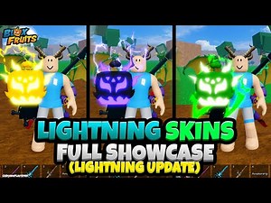 ALL Lightning Skins FULL SHOWCASE! (Blox Fruits Lightning Update)