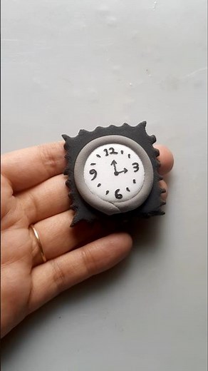DIY idea 💞 How to make easily watch 🕖 with Super clay #trend​ #clay​ #music​ #funny​ #clay​