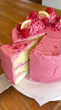 Lemon Raspberry Cake!