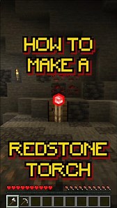 Minecraft: Redstone Torch | Essential Component | Recipe 283