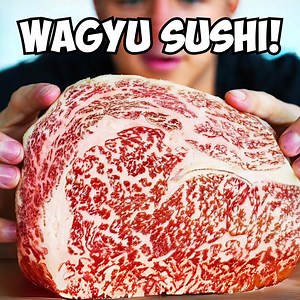 Japanese Wagyu A5 Sushi! 🙌 | Nick DiGiovanni