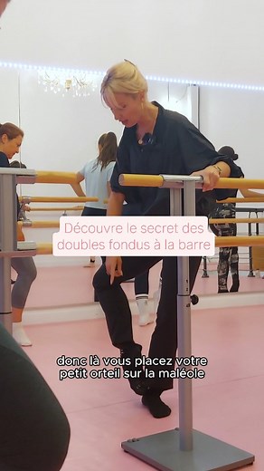 On te dévoile le secret pour réussir tes doubles fondus à la barre. ✨ Un très bon exercice de maîtrise qui viendra avec un peu d’entraînement. | Fit' Ballet