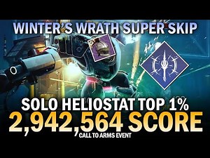 Solo Heliostat 2,942,564 Score (Encounter Skip) - Top 1% Score [Destiny 2]