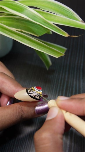 💖 Elegant Mandala Nail Art Tutorial | Trendy Nail Design #Shorts #nailart