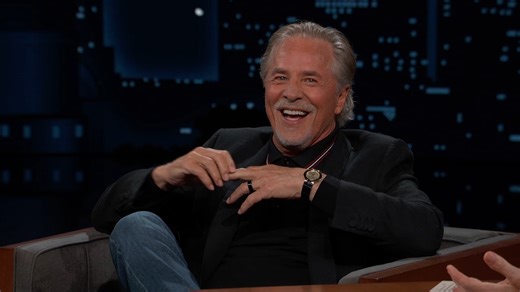Don Johnson on the crazy popularity of Miami Vice and the amazing PSA he made during the height of it! | Jimmy Kimmel Live