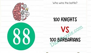 Brain Test Level 88 Who wins the battle