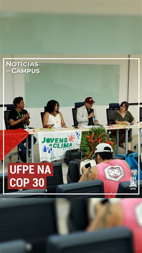 Universidade Federal de Pernambuco on Instagram: "🌎 UFPE na COP 30: Projetos da Universidade serão apresentados na conferência | Notícias do Campus #155 A 30ª Conferência das Nações Unidas sobre Mudanças Climáticas, COP 30, será realizada entre os dias 10 e 21 de Novembro, em Belém, Pará. É a primeira vez que a conferência será realizada na Amazônia. A UFPE vai marcar presença no evento.Uma das pessoas da Universidade que vão participar é o vice-reitor, Moacyr Araújo. O professor tem um históri