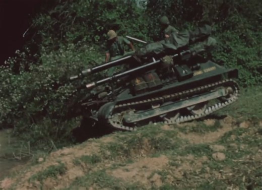 An M50 Ontos (The Thing) pushes through the brush in Vietnam — small, fast, and carrying enough firepower to change a fight in seconds. In the jungle, even the lightest armor could hit with overwhelming force. #VietnamWar #M50Ontos #RecoillessRifle #USMC #JungleWarfare #ArmorHistory #Firepower #MilitaryHistory #GhostsOfTheBattlefield | Ghosts of the Battlefield