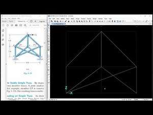 Truss Analysis by SAP2000