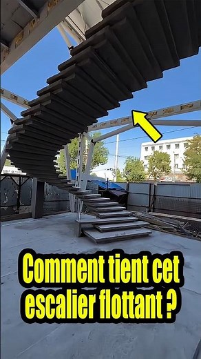 How does this floating staircase stay up? 😍 #shorts