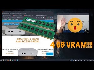Cómo aumentar a 4GB la VRAM de la iGPU (gráfica integrada) en el SlimBook ONE AMD Ryzen 7 4800H