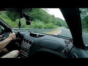 Alfa Romeo 156 GTA 3.2 V6 side view Nordschleife