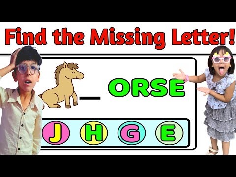 Find the Missing Letter | ABC Learning for Kids | LKG UKG Game