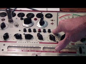 TTT093 Testing EL84 on B&K, Hickok Testers
