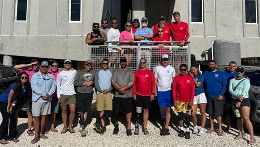 Mote partners with combat wounded veterans on novel approach to coral reef restoration
