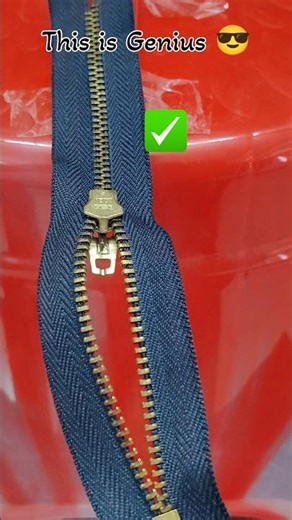 Genius Hack!! Install a Zipper Pull Easily with Small Fork🍴#diytools #shorts #lifehacks #ideas