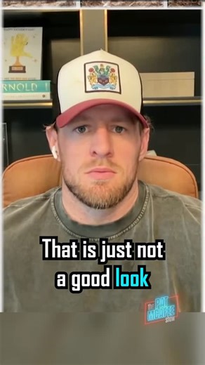 Pat McAfee on Instagram: "“I know that this is a little old man get off my lawn situation.. Tua laughing on the field after a huge loss just isn’t a good look” @jjwatt"